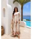 Resort dress with belt 